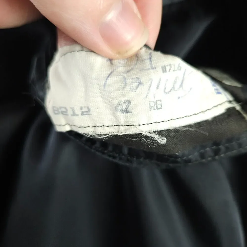 VTG Brooks Brothers Golden Fleece Mens‎ 42R Black 2-Button Sports Coat Blazer